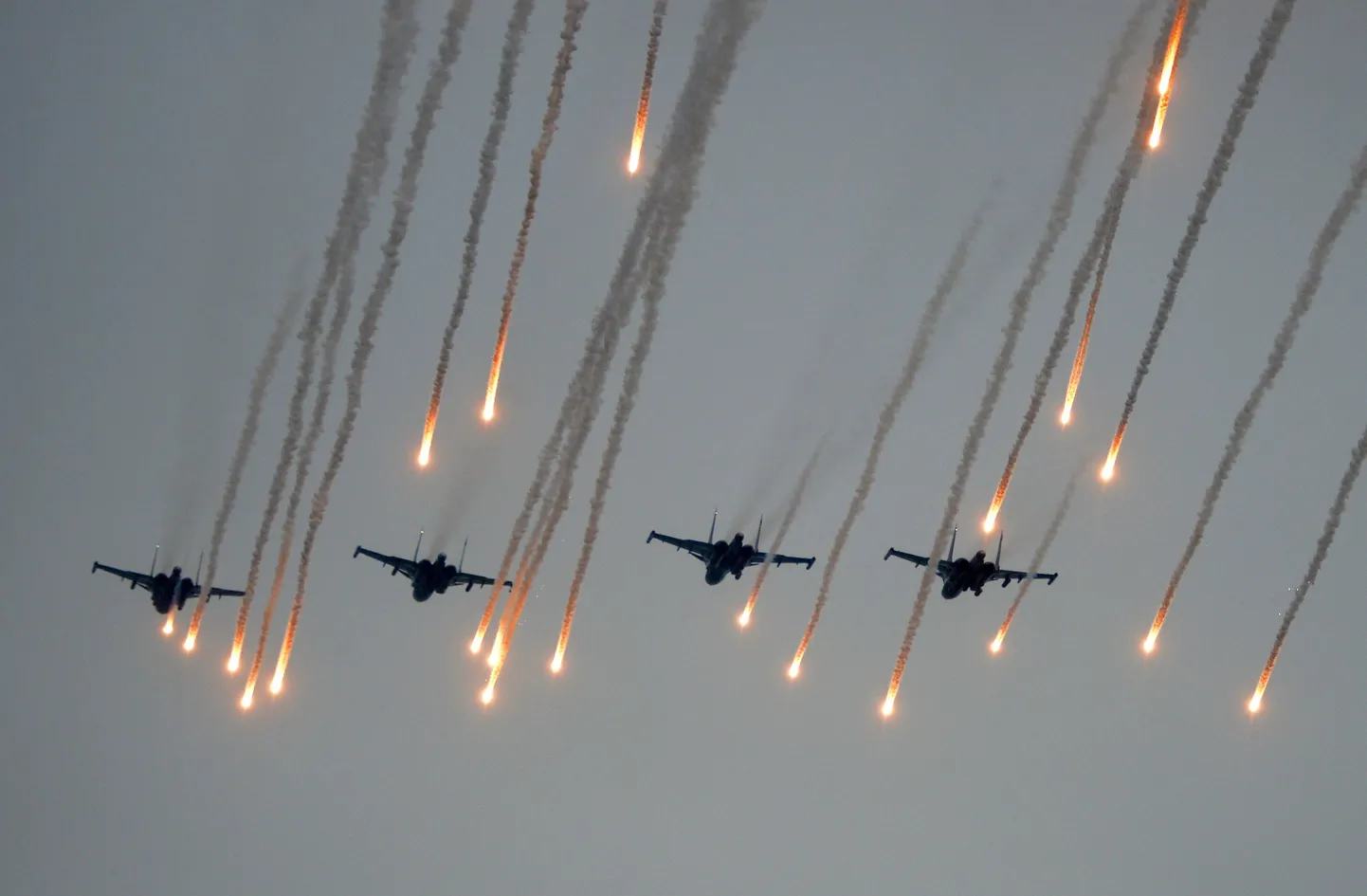 Lennukid sõjaväeõppusel Zapad-2017.