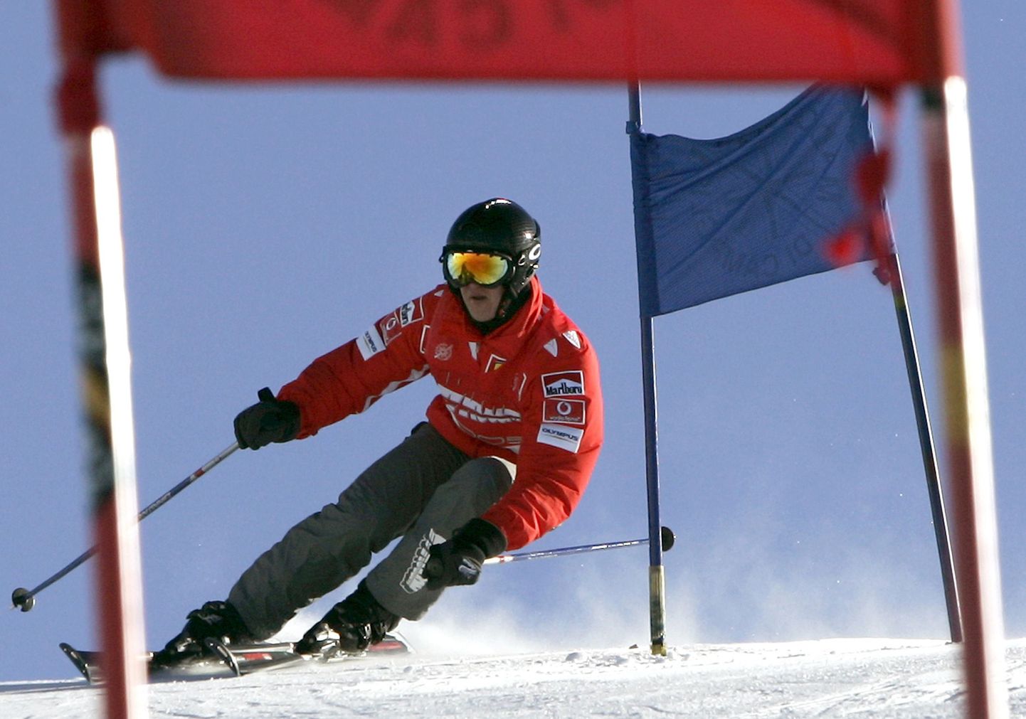 Michael Schumacher mäesuusarajal.