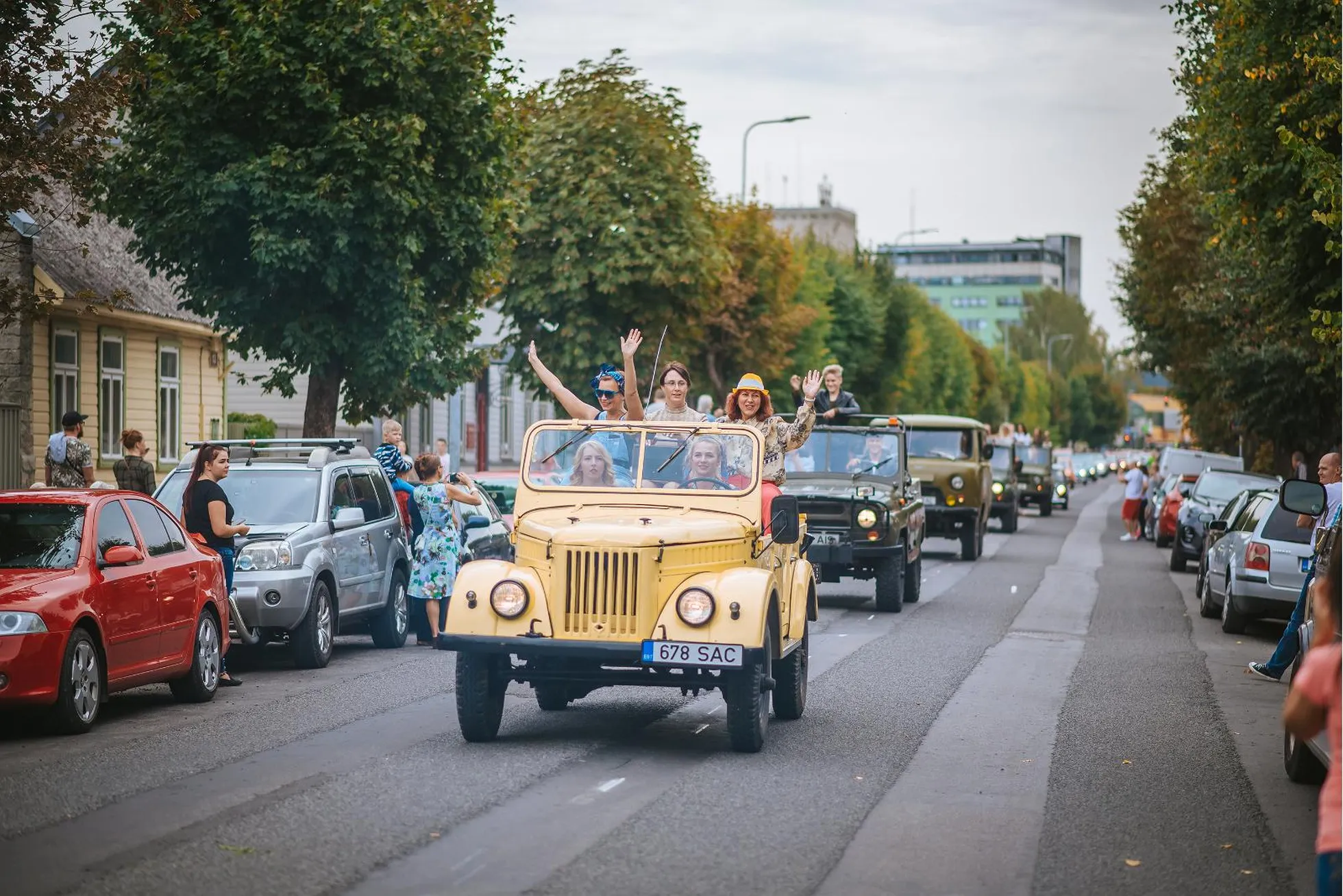 Nostalgiapäevade paraad Haapsalus
