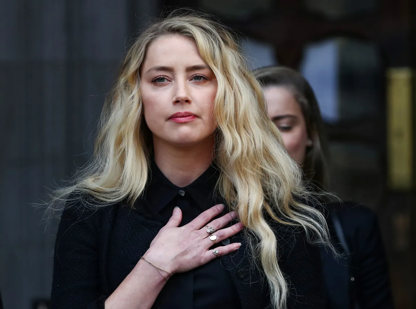 Näitleja Amber Heard tegi Johnny Deppi laimuhagi kohtuprotsessi viimasel päeval lühikese pöördumise.