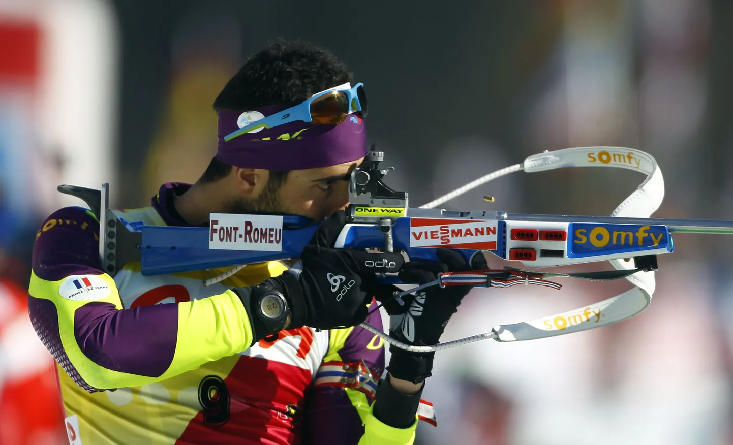 Martin Fourcade eilsel sprindil.