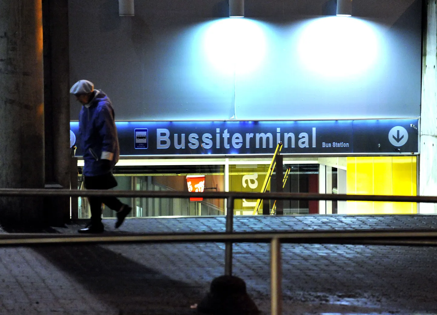 Viru keskuse bussiterminal.
