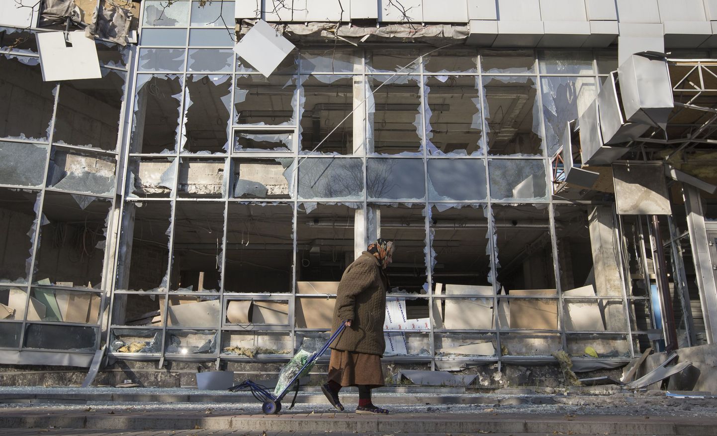 Purustused Donetskis Ida-Ukrainas.