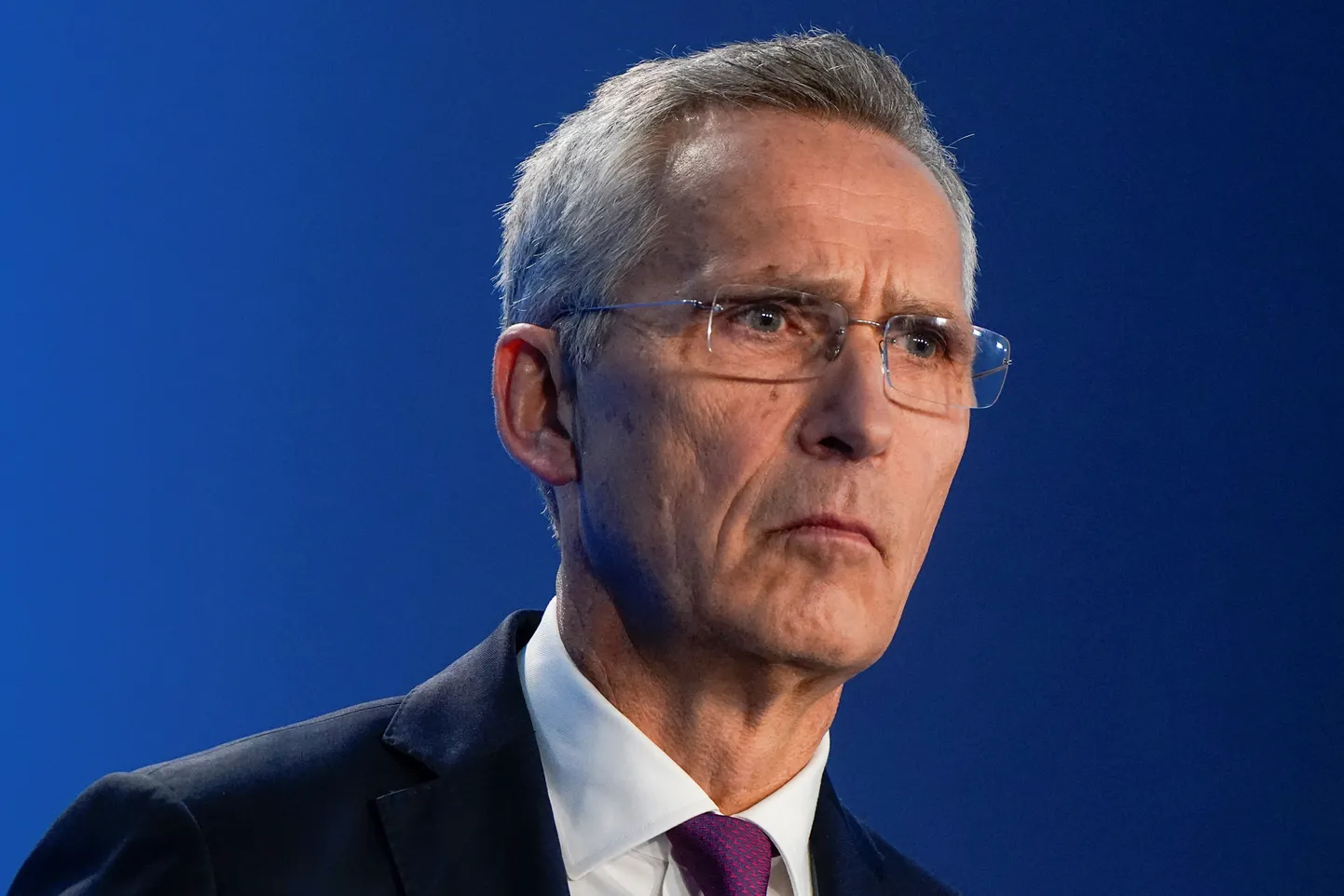 NATO peasekretär Jens Stoltenberg 11. juulil 2024 Washingtonis pressikonverentsi andmas.
