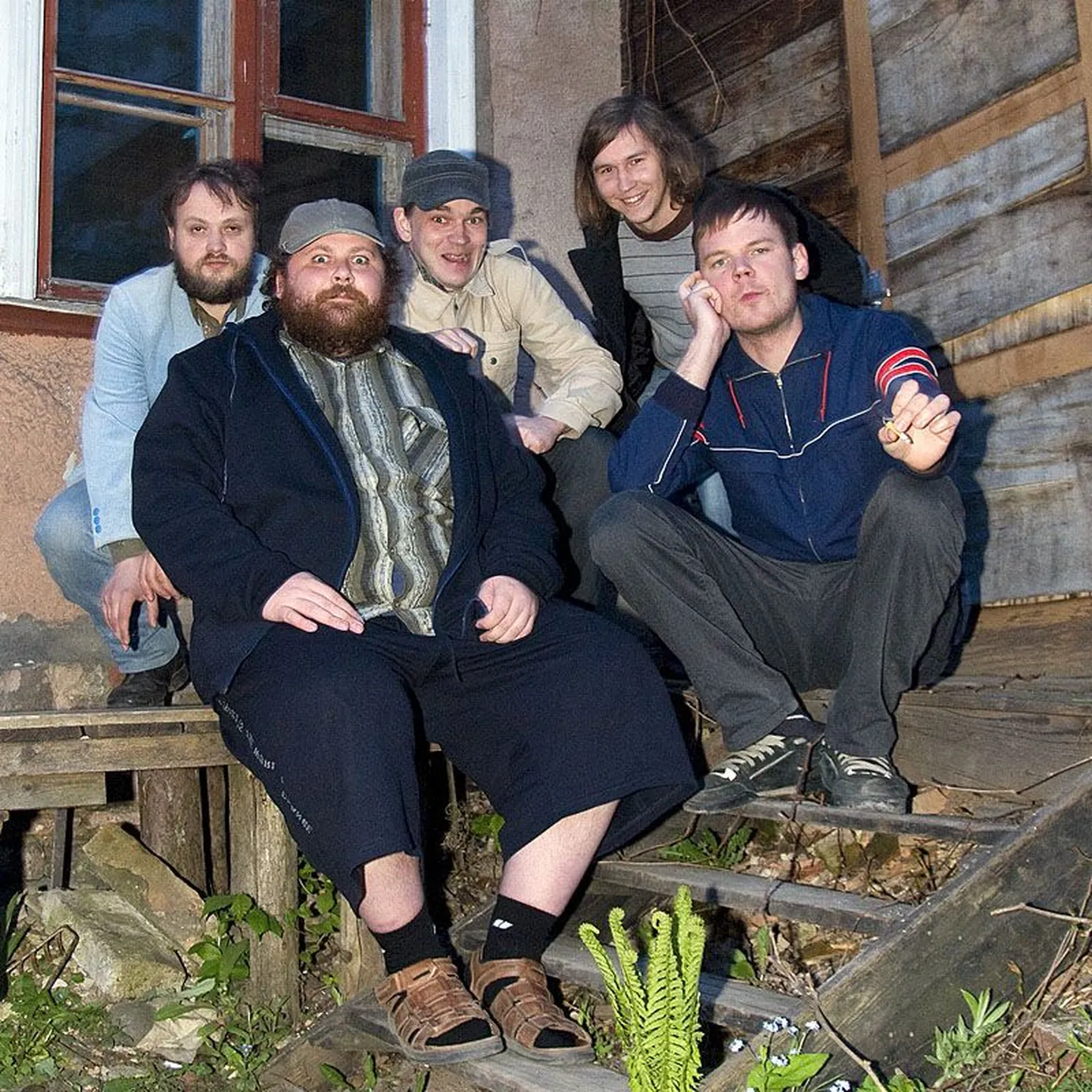 Ansambel Köök (vasakult): Tauno Pääslane, Jaan Pehk, Madis Aesma, Mihkel Kirss ja Andreas Johandi.