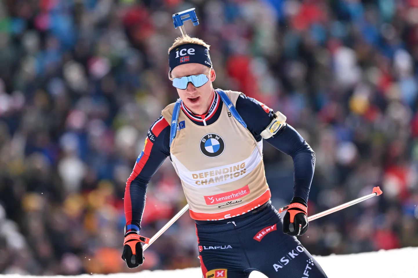 Johannes Thingnes Bø võitis teise MM-kulla järjest.