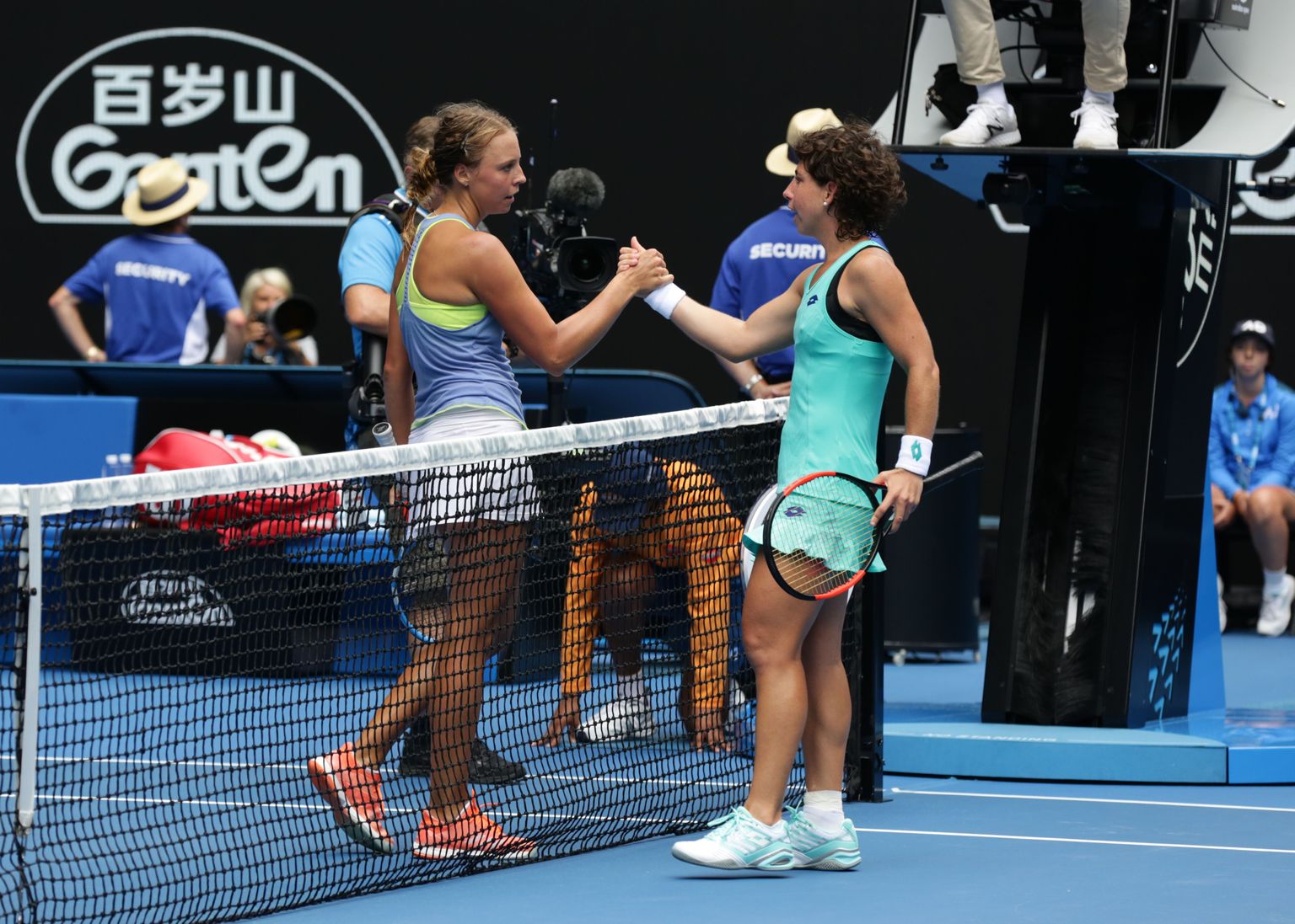 Anett Kontaveit ja Carla Suarez Navarro