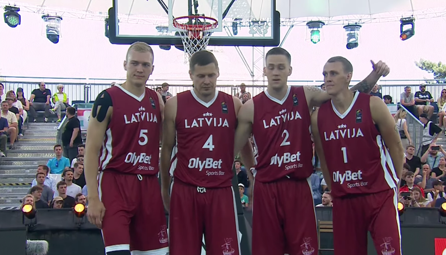Латвийские баскетболисты 3x3