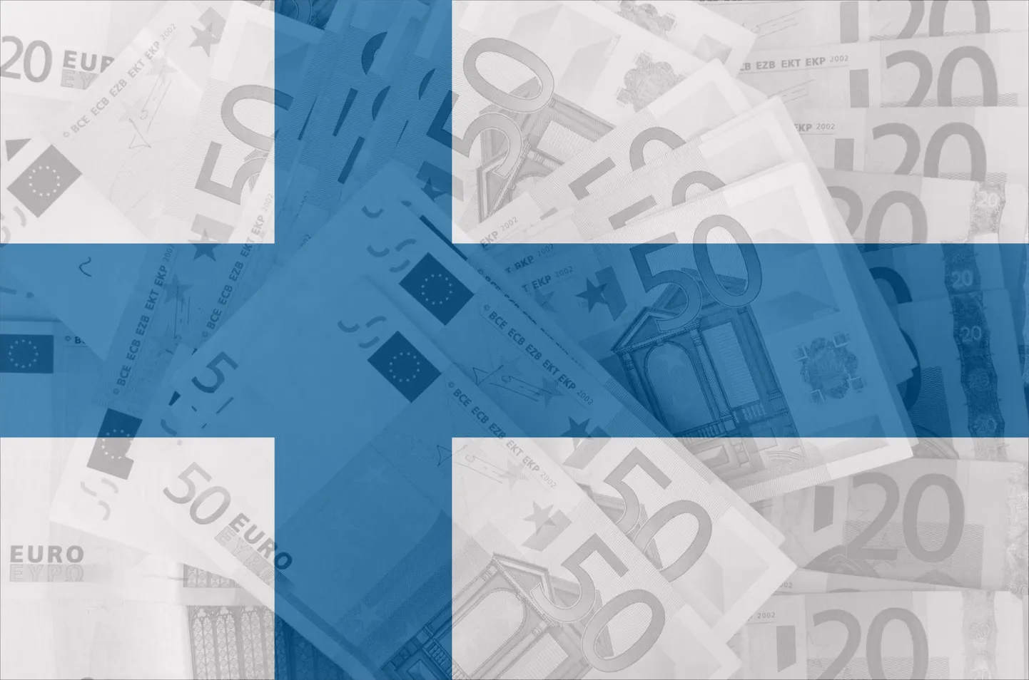 Иллюстративное фото. Флаг Финляндии.
