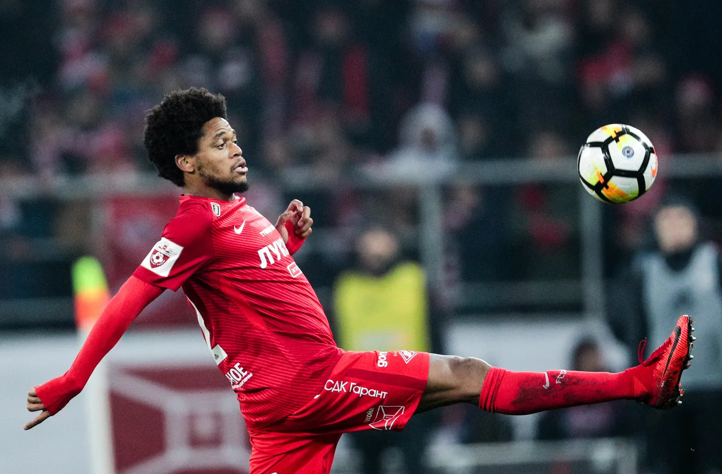 Spartaki brasiillasest ründaja Luiz Adriano.