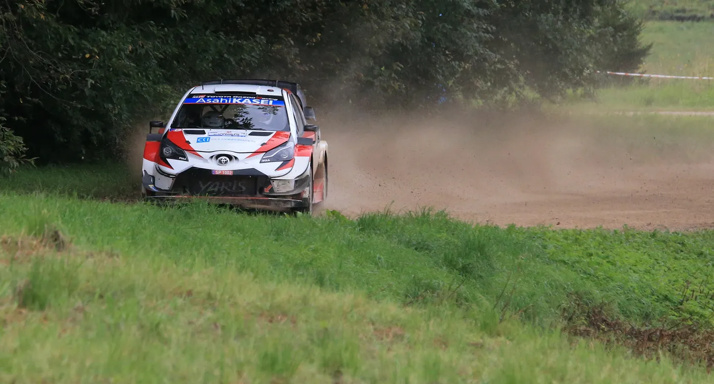 Takamoto Katsuta ja Daniel Barrett Rally Estonial.