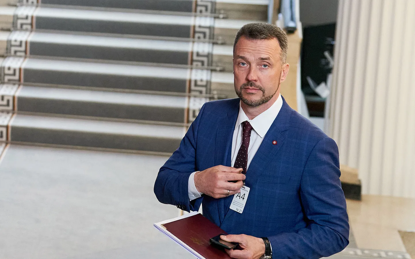 Министр внутренних дел Кристап Эклонс.