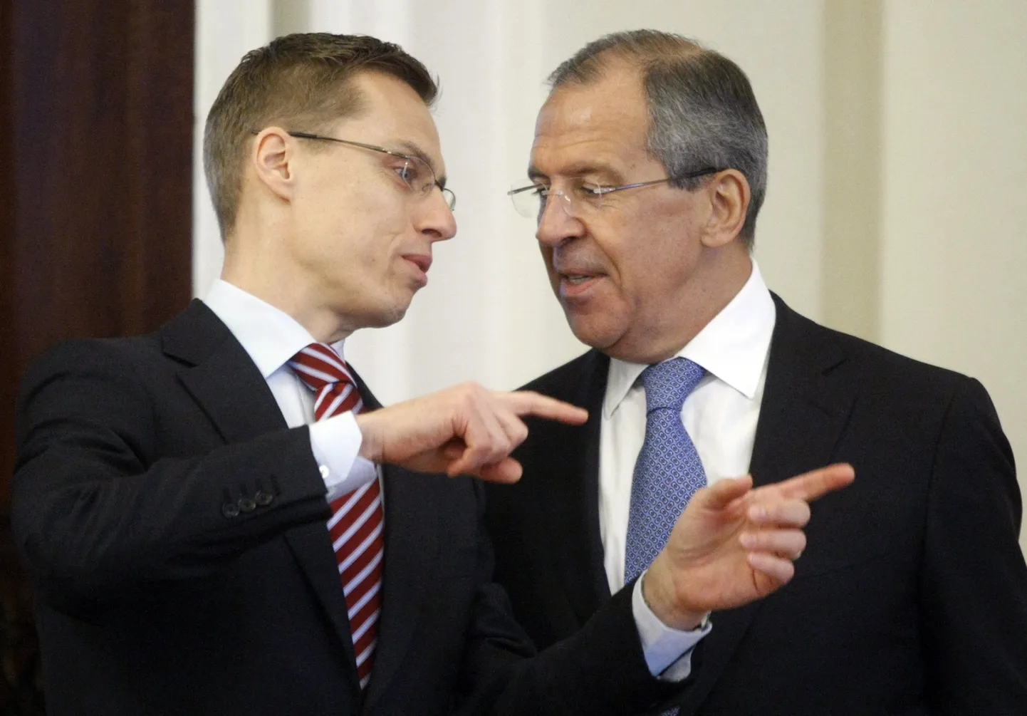 Lapse hooldusõiguse küsimusest rääkis Soome välisminister Alexander Stubbile (vasakul) hiljuti ka tema Vene kolleeg Sergei Lavrov.