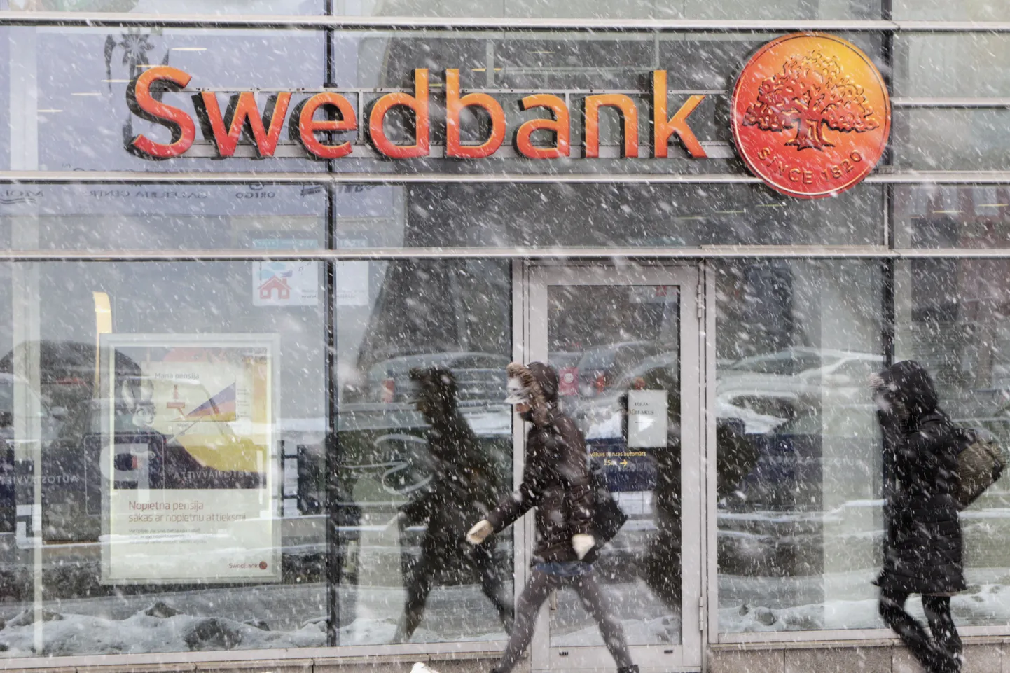 Swedbanki kontor Riias.