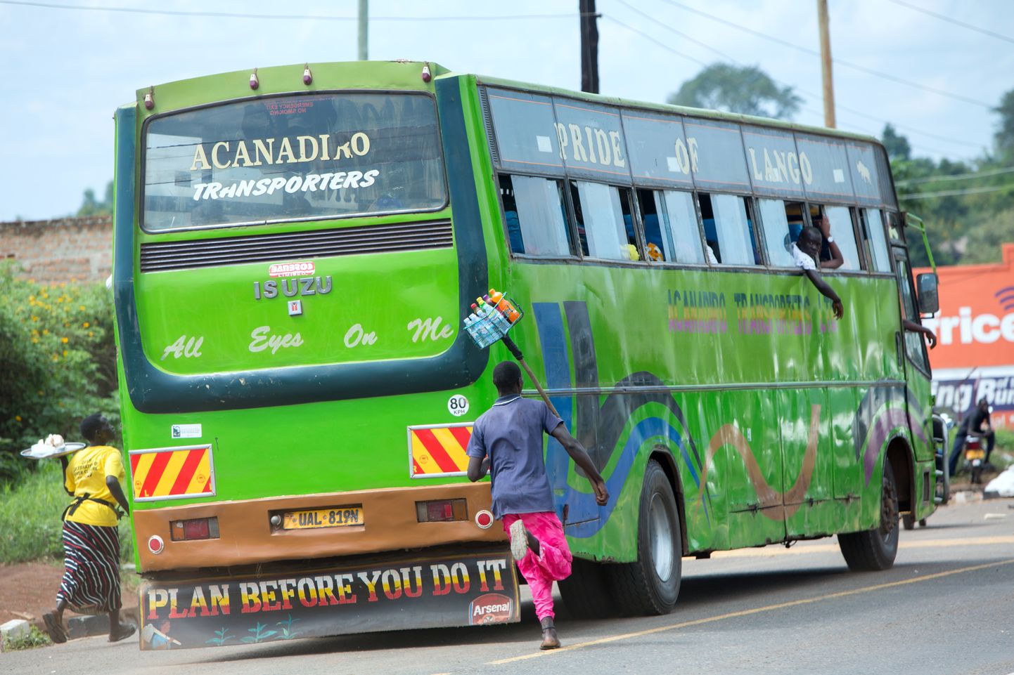 Uganda teed kuuluvad liiklusturvalisuselt maailma kõige ohtlikumate hulka.