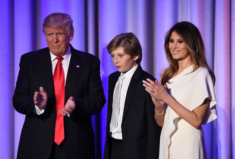 USA esiperekond - Donald, Barron ja Melania Trump