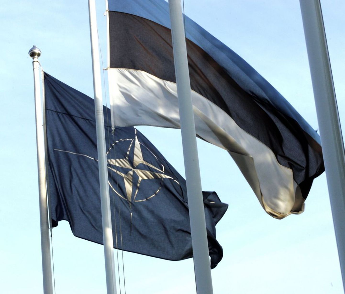 Eesti ja NATO lipud
