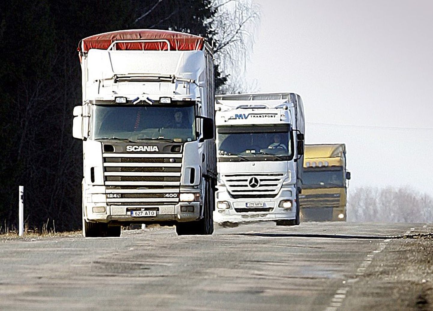 Eesti maanteed on seni olnud raskeveokitele maksuvabad.