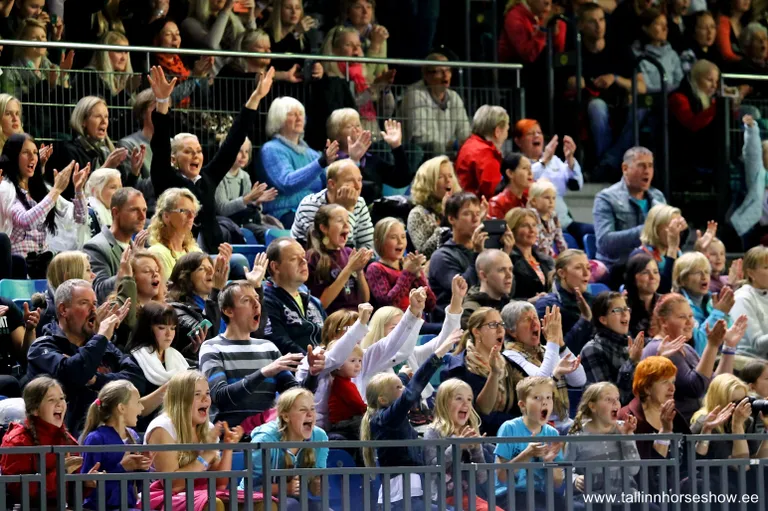 Just publik teeb Tallinn International Horse Show nii eriliseks, luues sooja ja heatahtliku atmosfääri.