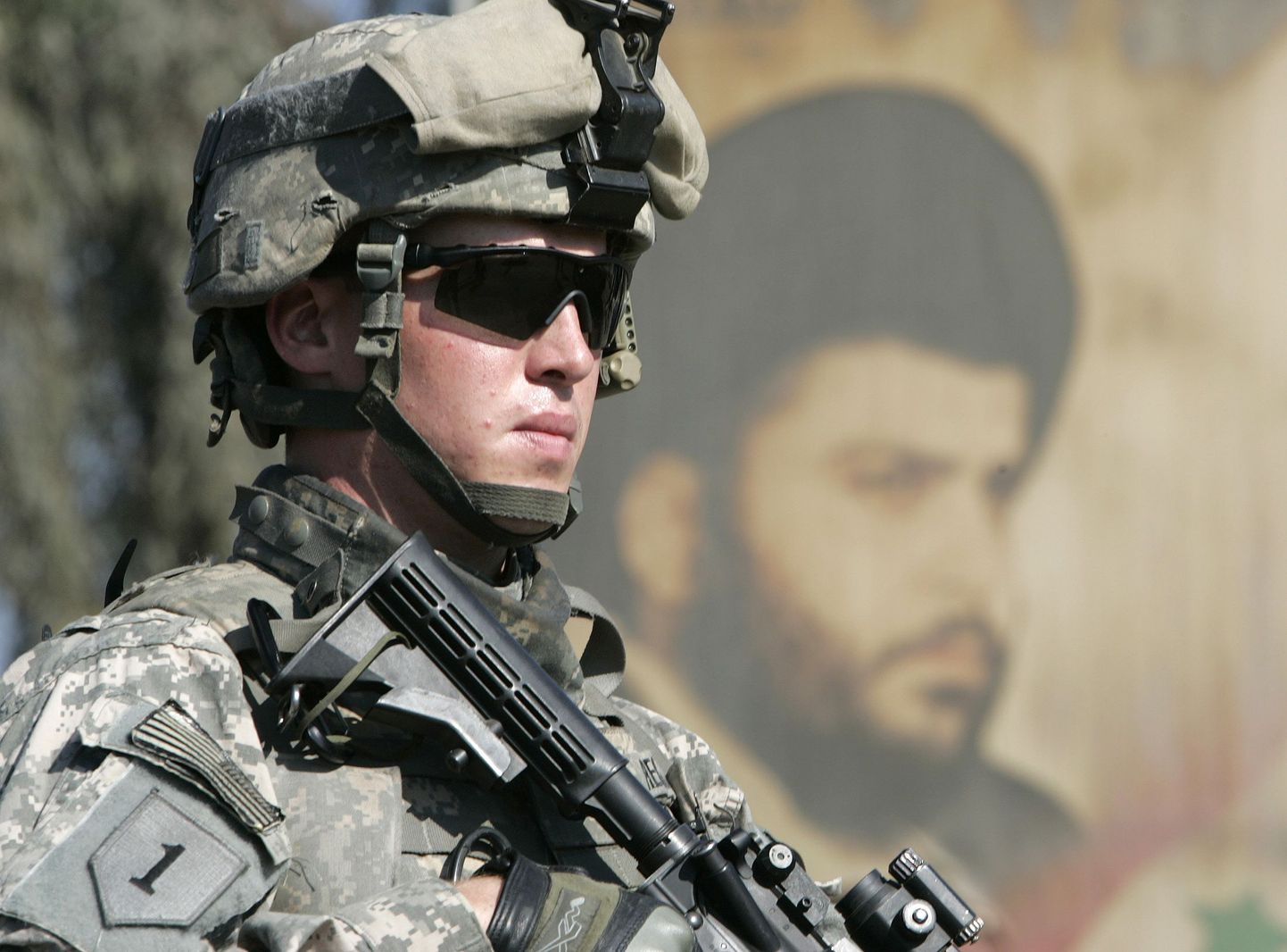 USA sõdur Iraagis.