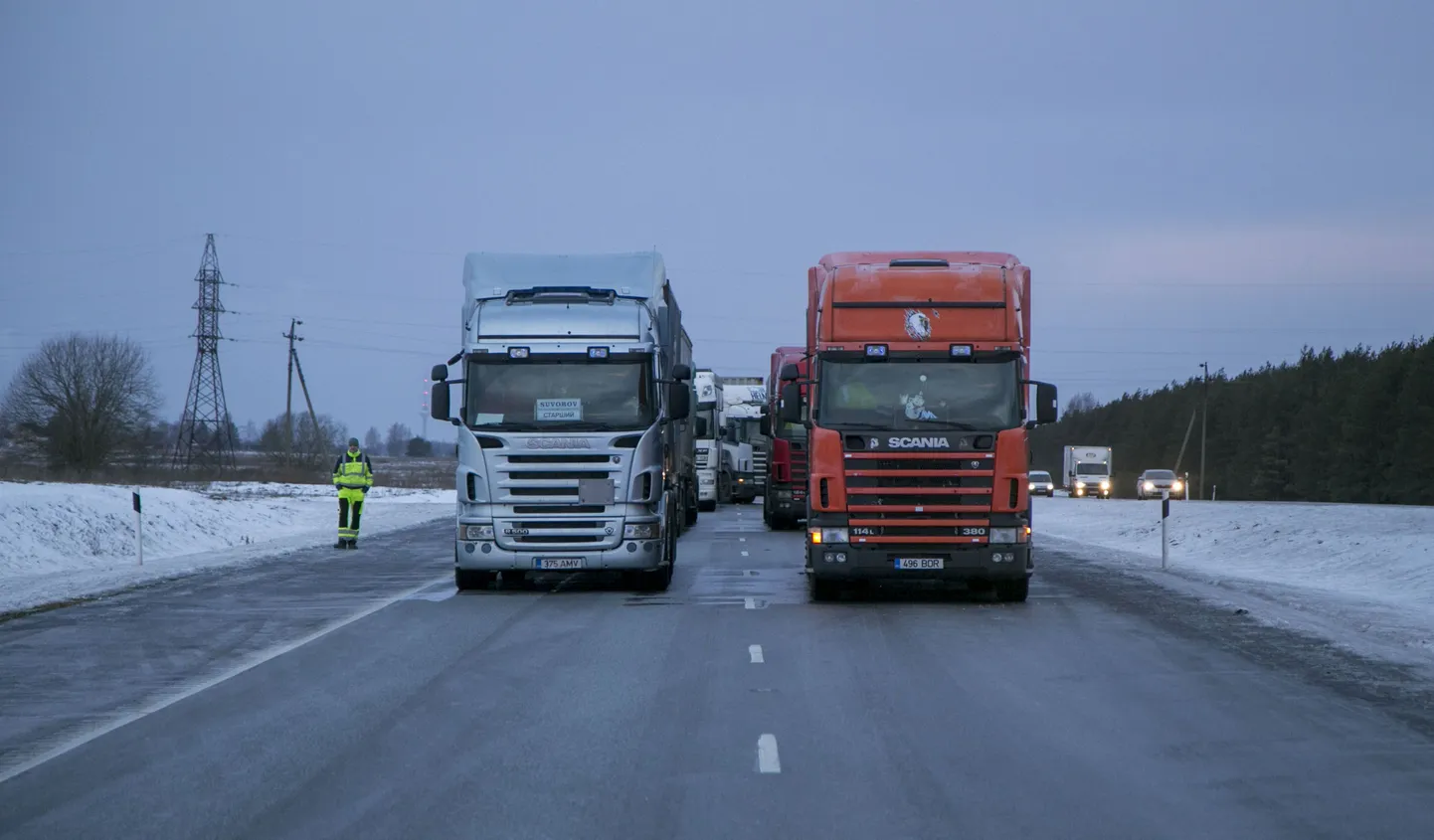 Ahelavarii Narva maanteel