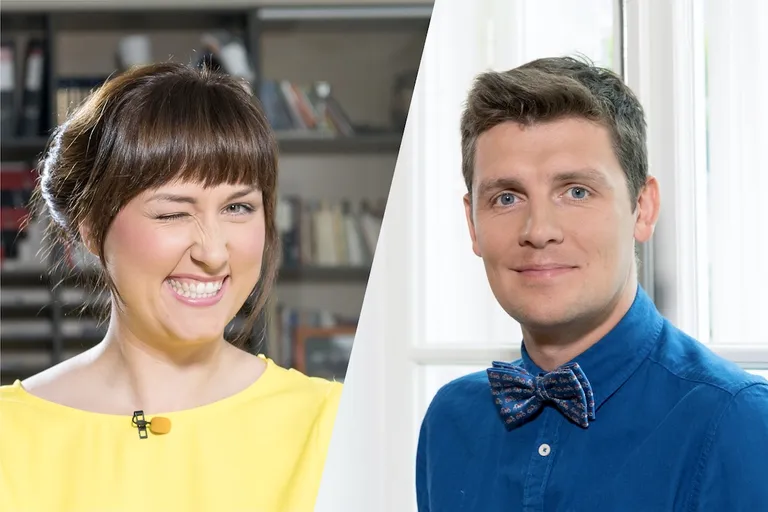 Terevisiooni uued saatejuhid Heli Luik ja Martin Veisman / Foto: