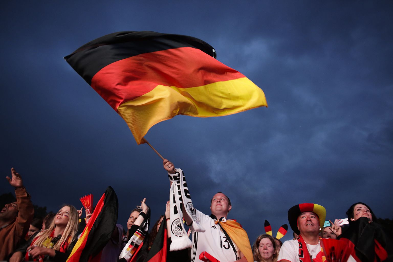 Флаг Германии. Иллюстративное фото.