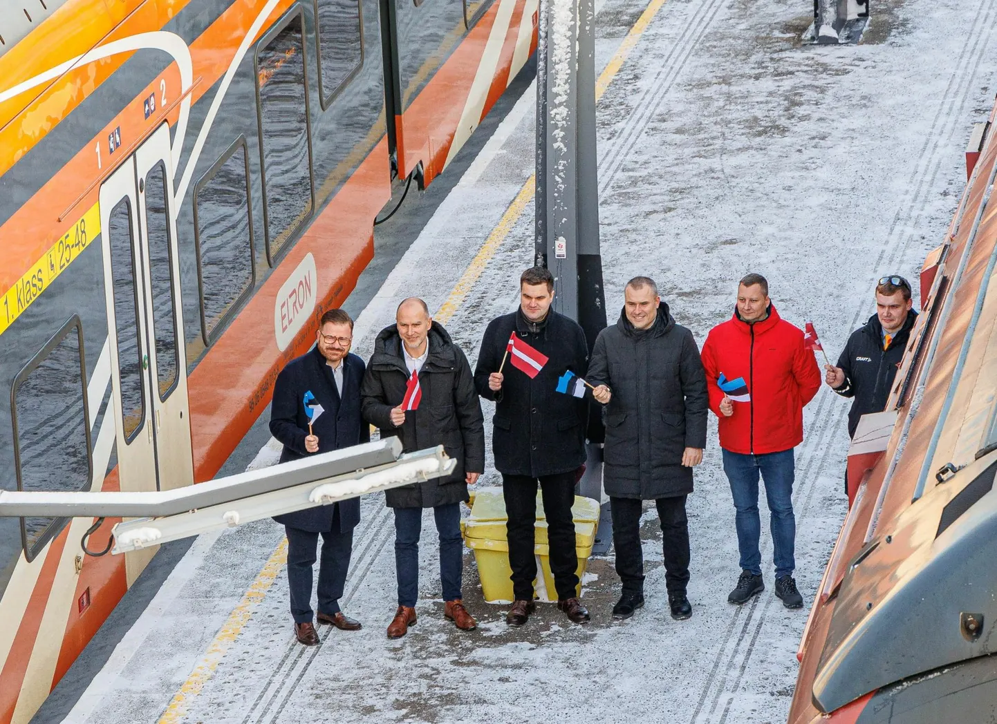 Esmaspäevasel avasõidul osalesid ka Eesti, Läti ja Leedu reisirongifirmade juhid.