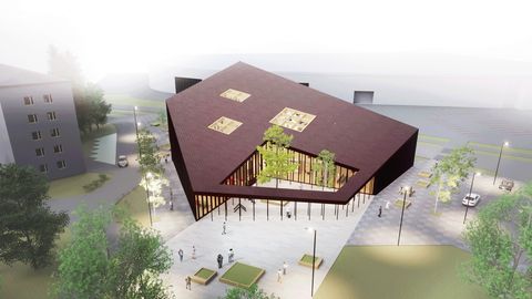 Jõhvi kogukonnamaja-raamatukogu ehitushankel oli üks pakkumine eeldatud hinnast väiksem