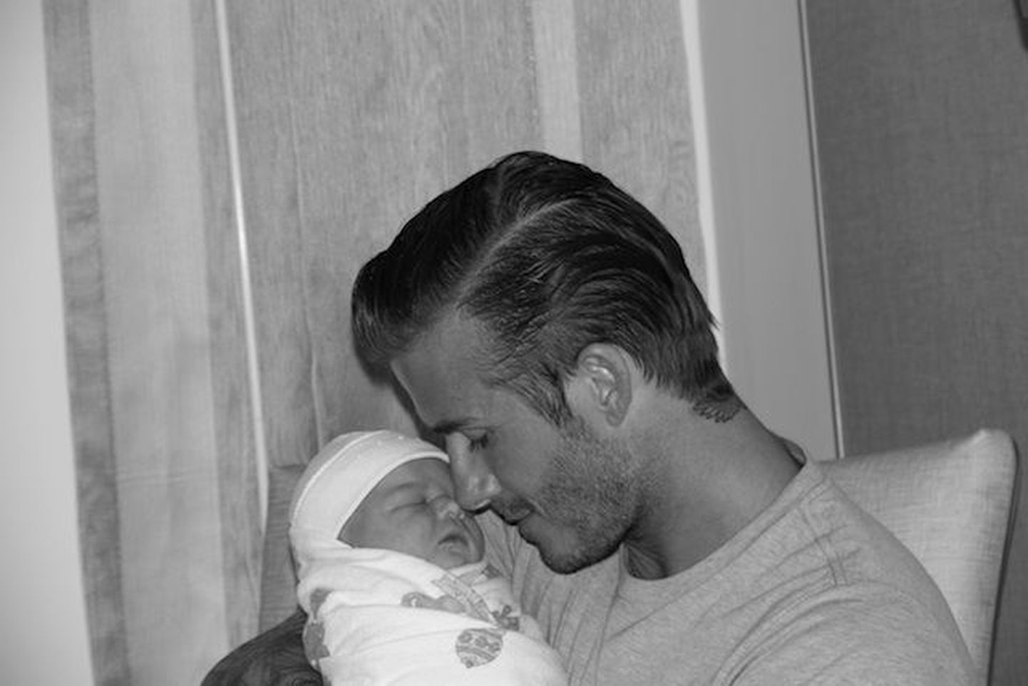 David Beckham oma tütre Harper Seveniga.