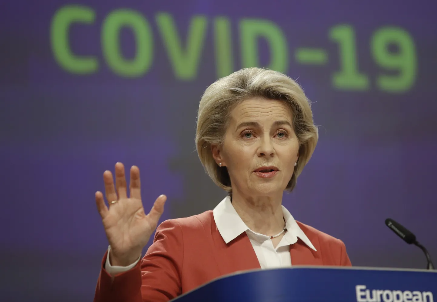 Euroopa Komisjoni president Ursula von der Leyen.