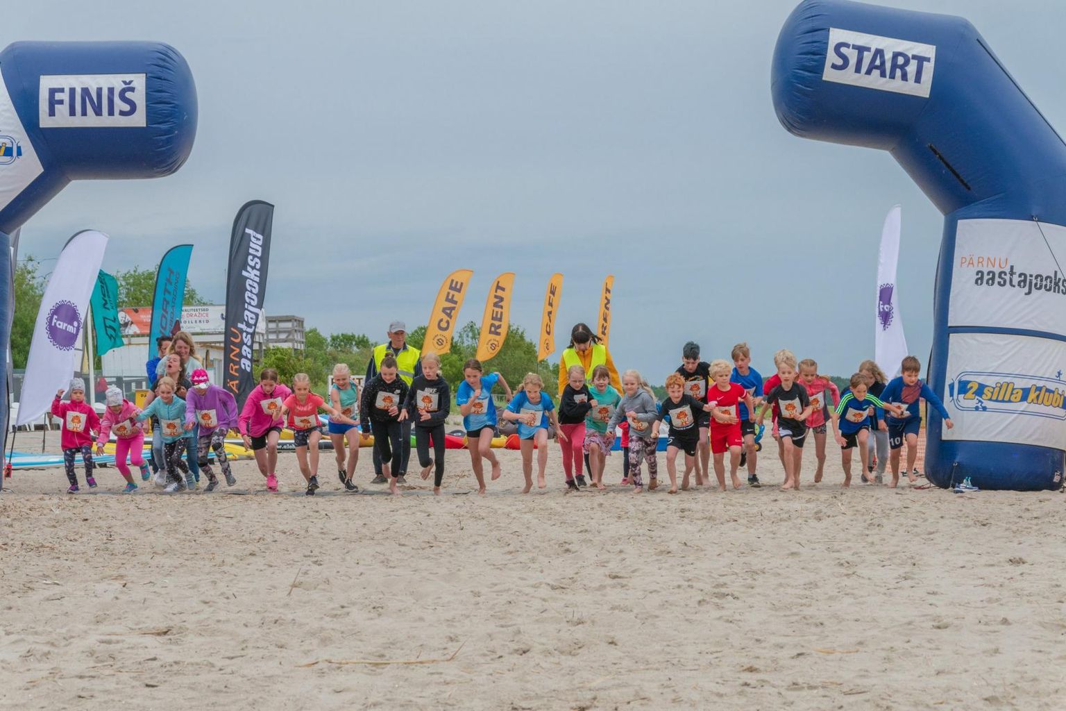 38. aastajooksu etapp Pärnu rannas.
