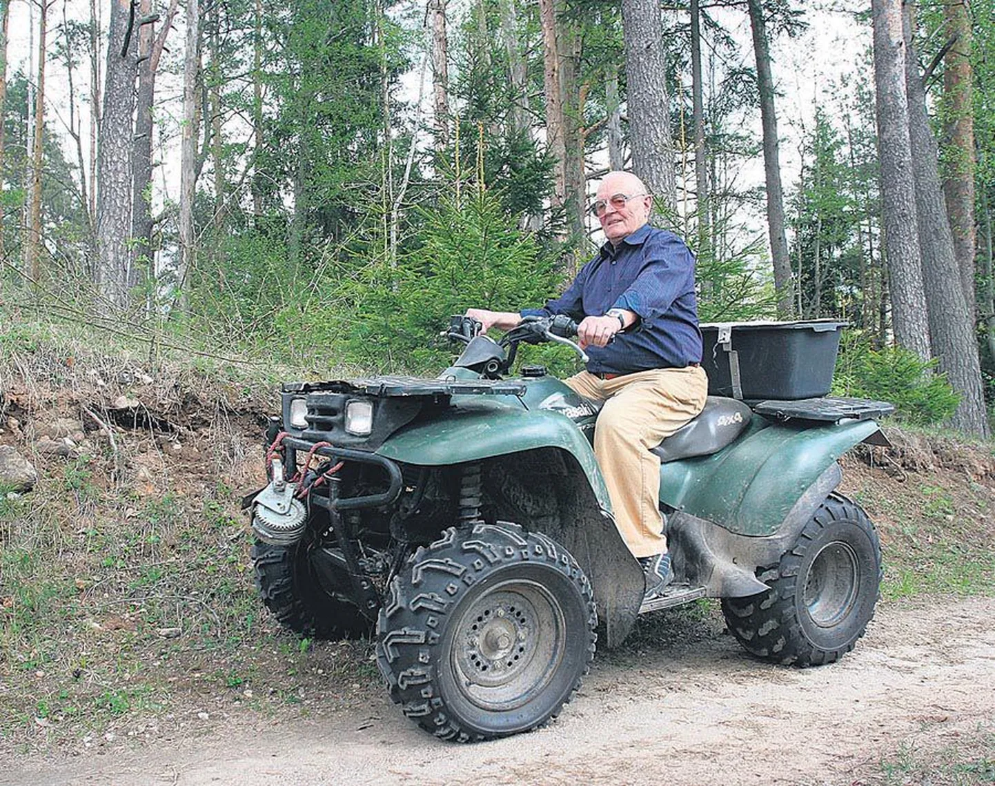 Kui metsakuivenduse projekteerija Ants Lond ATV ostis, siis ta ei osanud arvatagi, et neljarattaveoline nii hea ja talle väga vajalik sõiduk on.