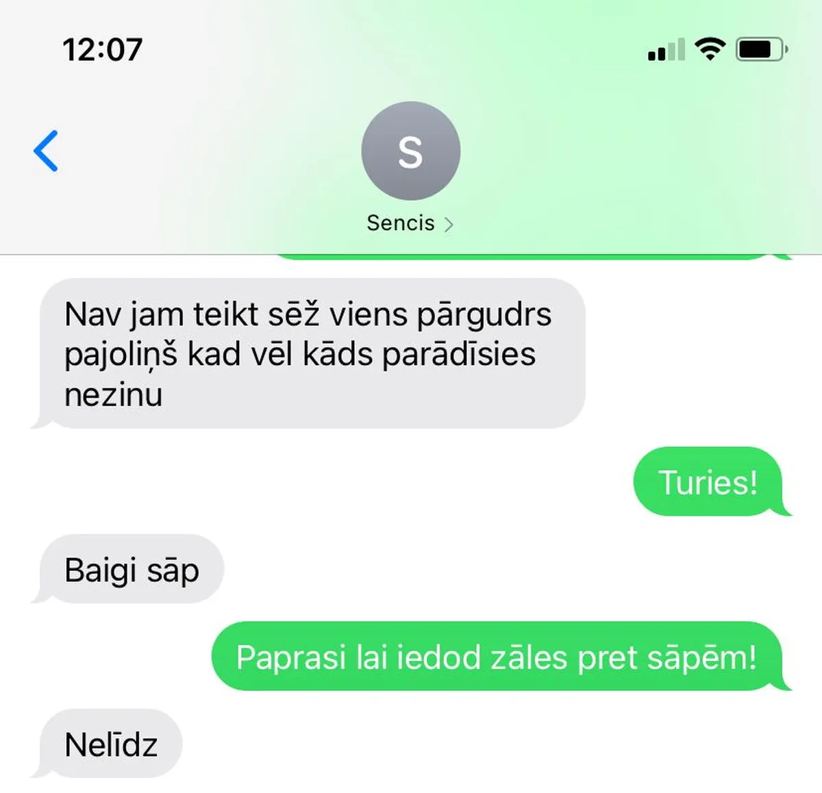 Pēdējo ziņu no sava tēva Uldis saņēma pirms Juris tika ievietots ITP. Tā faktiski bija viņu pēdējā saruna.