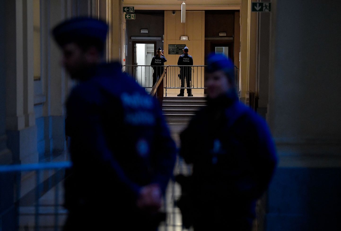 Belgia politsei Brüsselis Katariga seotud pistiseskandaali tõttu korraldatud läbiotsimistel, 19. jaanuaril 2023. a.