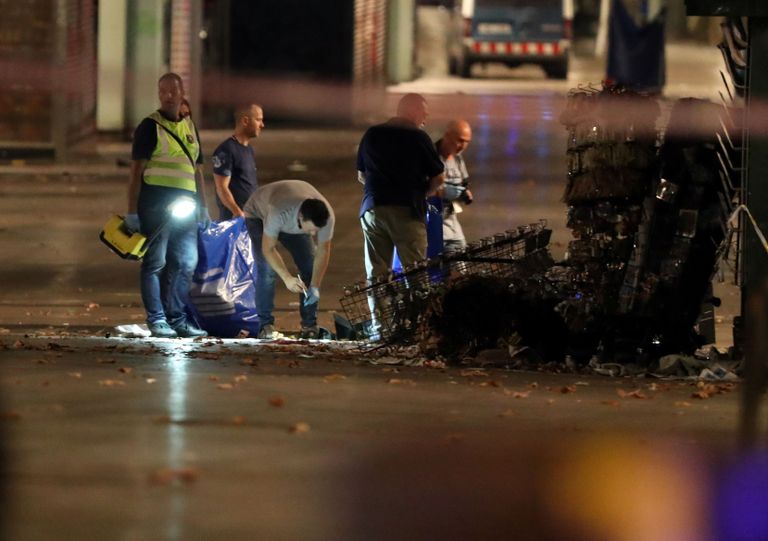 Hispaania politsei Barcelona terrorirünnaku sündmuskohta uurimas REUTERS/Sergio Perez / SERGIO PEREZ/REUTERS/Scanpix