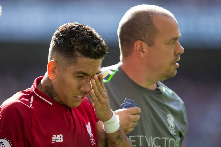 Roberto Firmino silmavigastus