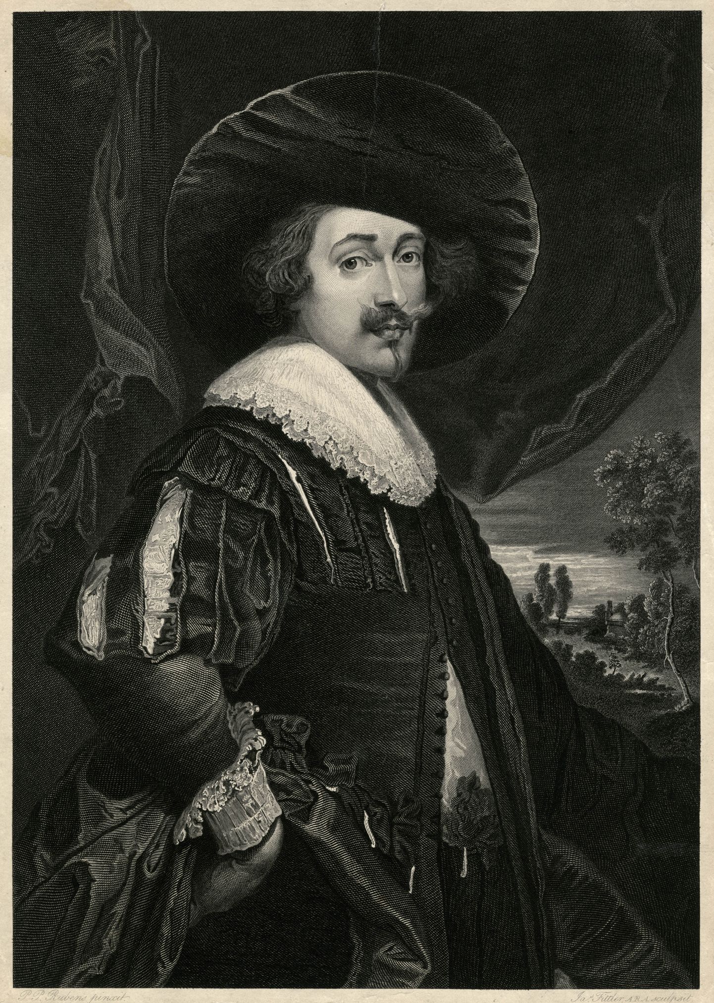 Flaami maalikunstniku Anthony van Dycki (1599 - 1641) portreemaal