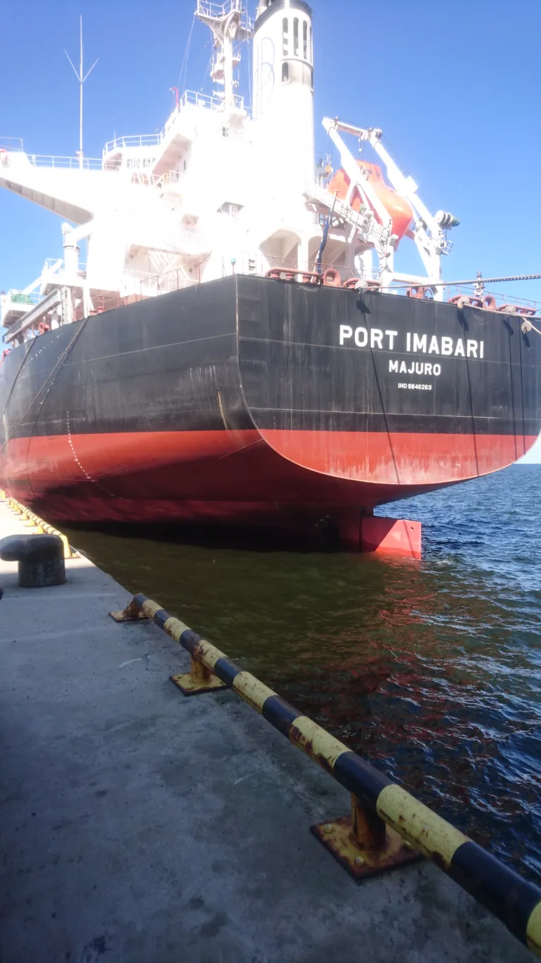 Üks viieteistkümnest rahvusvahelisest kaubalaevast, mille ballastveest uuringu käigus proove võeti.