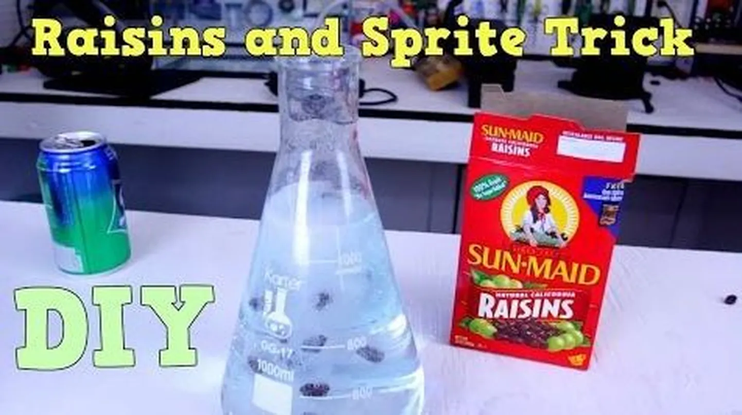 Sprite´i ja rosinate katse