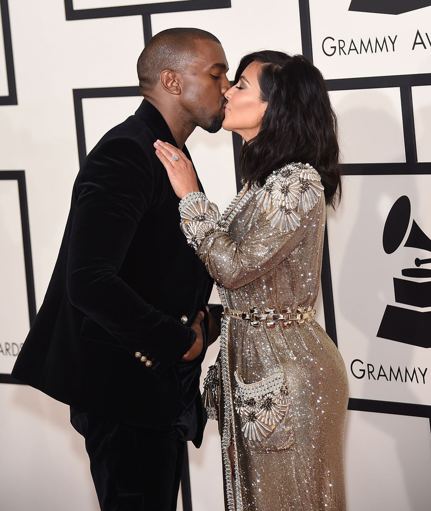Kanye West ja Kim Kardashian-West.