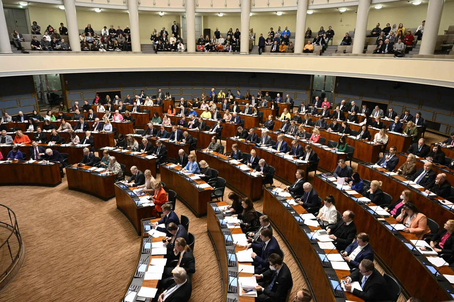 Soome parlamendi istung.