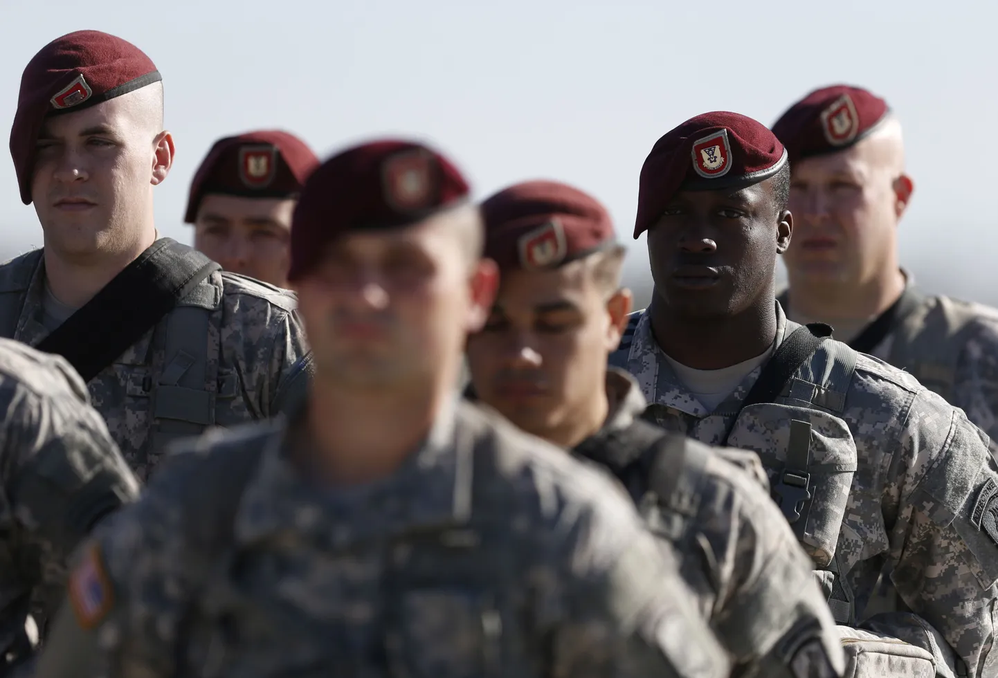 Военнослужащие 173-й десантной бригады армии США.