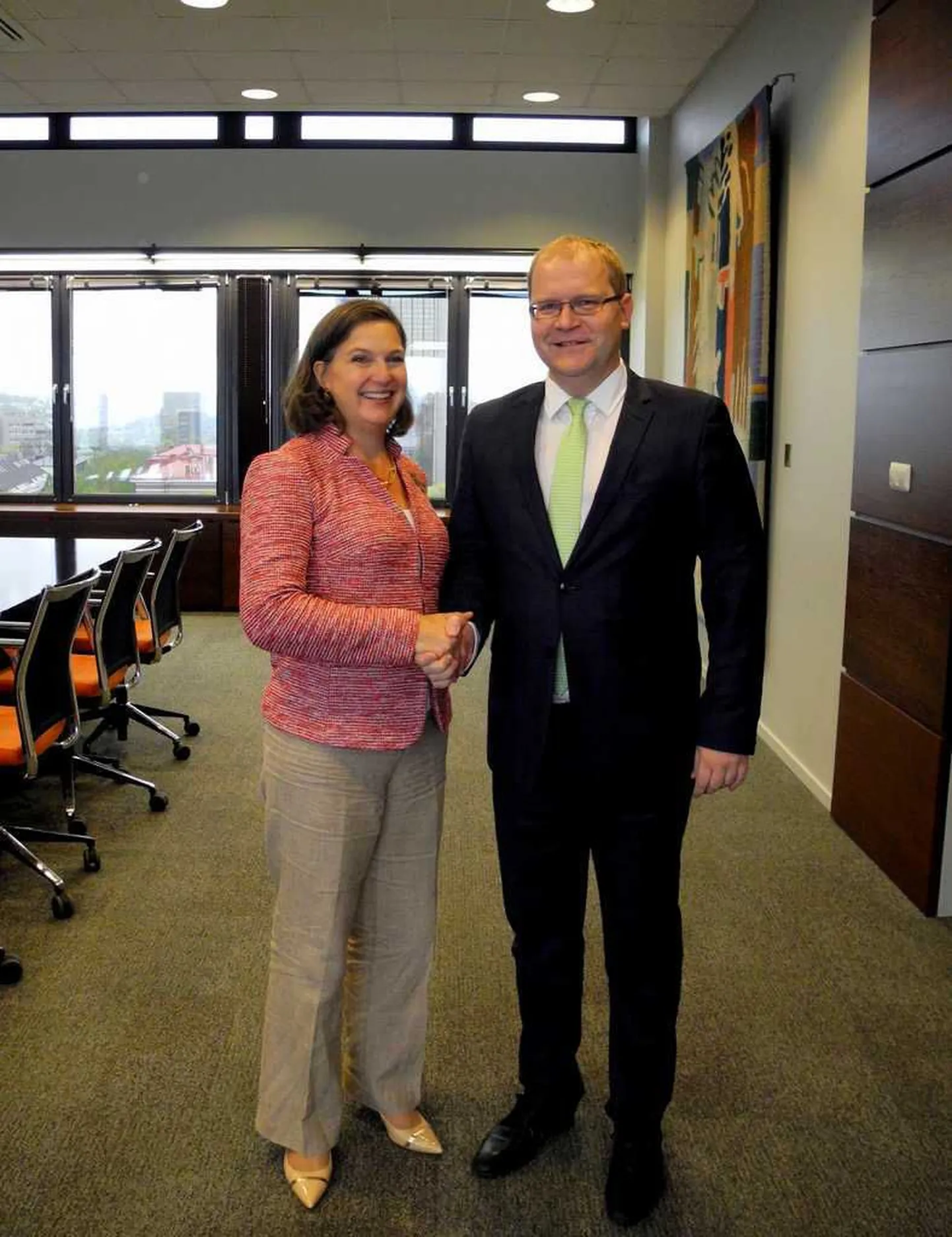 Victoria Nuland ja Urmas Paet.