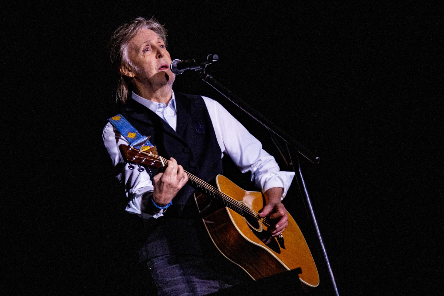 Paul McCartney esines Glastonbury Festivalil 2022. aasta 25. juunil.