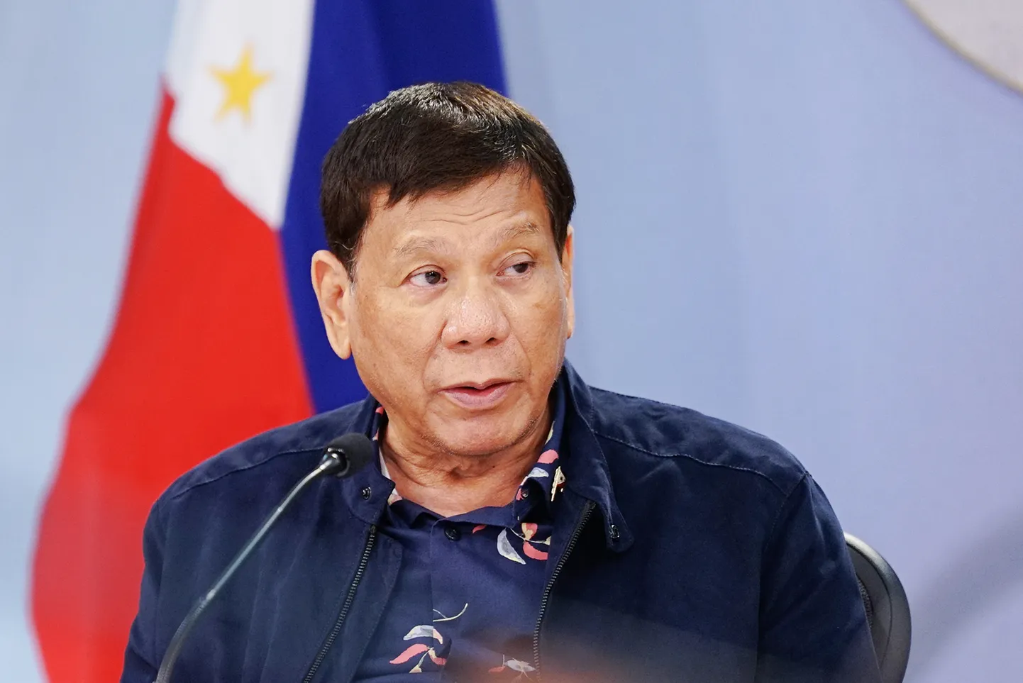 Bijušais Filipīnu prezidents Rodrigo Duterte.