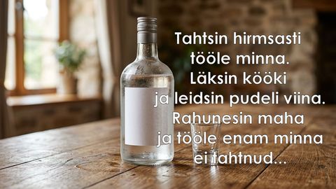 Tahtsin hirmsasti tööle minna