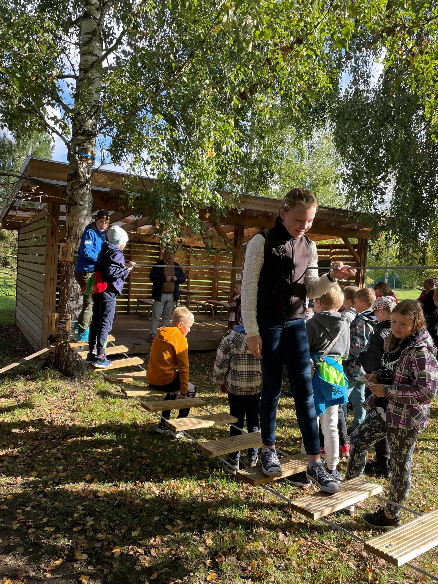 Madalseiklusraja avamine Uhtna kooli kõrval 24. septembril.