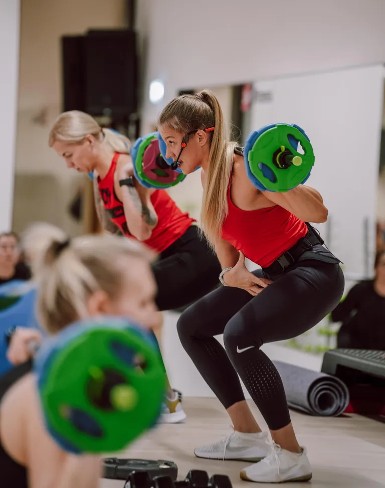Body pump’i-treeneri ametis on Mailiis Ollino paar korda nädalas.