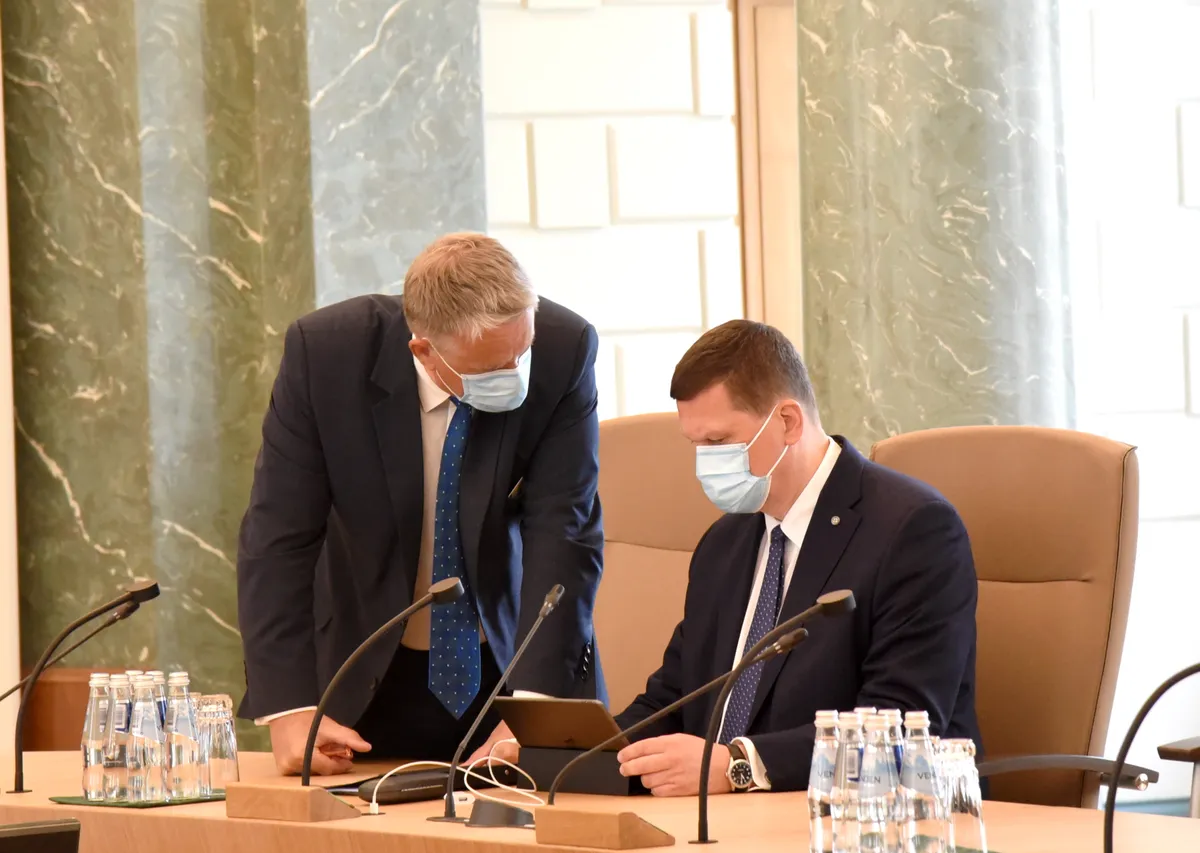 Наурис Пунтулис и Каспарс Герхардс